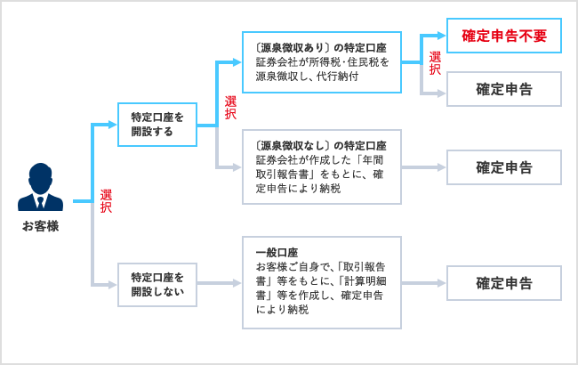 特定 口座 確定 申告